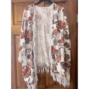 Element brand floral kimono